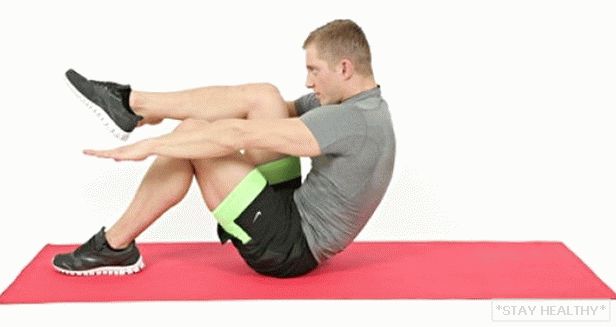 Упражнение - раскладушка с согнутой ногой